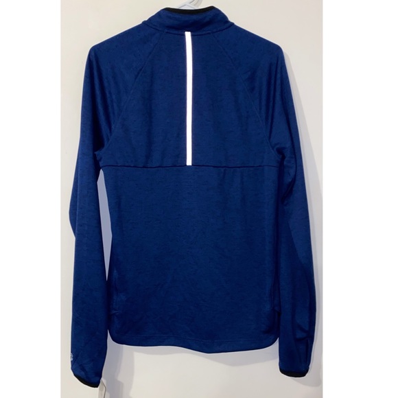 Marled Blue Champion Running Quarter Zip - Picture 3 of 8